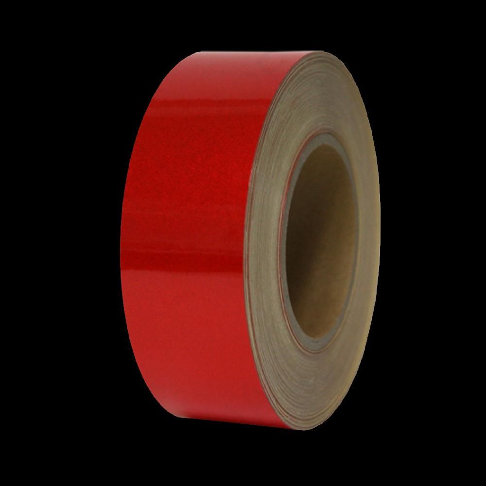 안전 반사 테이프 50mm x 45M 적색 안전 표시 야간작