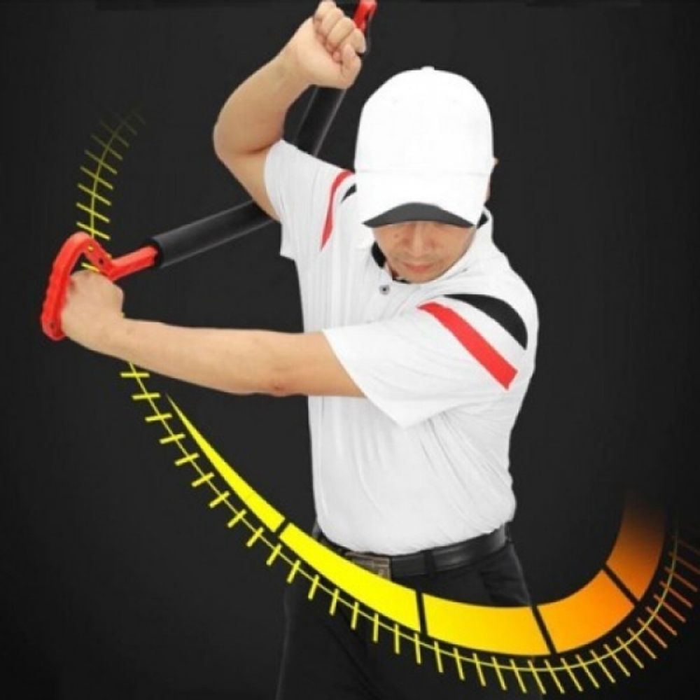 골프스윙연습 조절형 오른팔 삼각구도 연습기