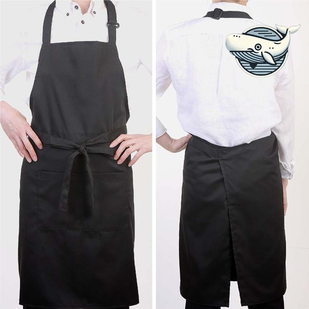 실용적인 블랙 앞치마 주방 공방 요리 작업