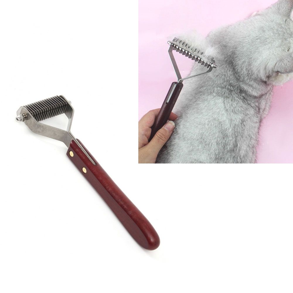 애완동물 죽은털 제거 빗 브러쉬 (18날) 엉킨털 관리