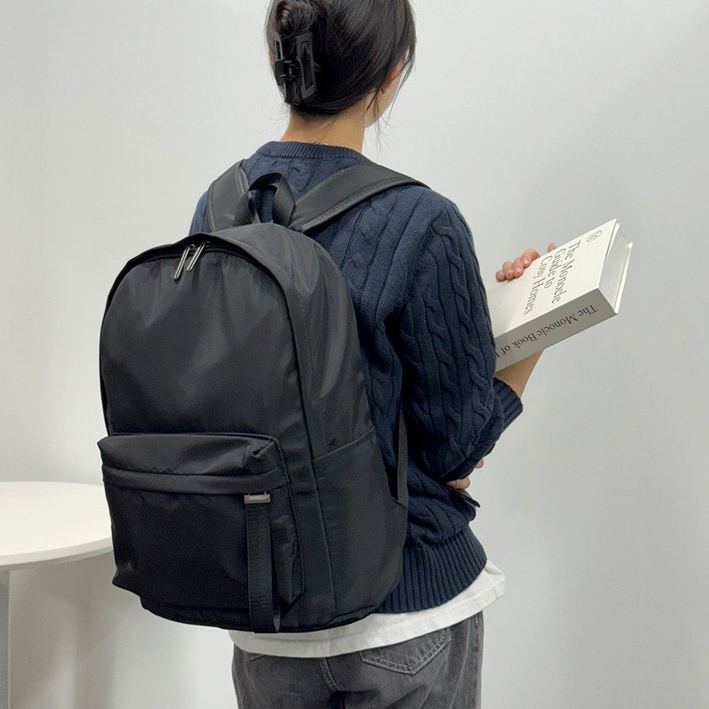 캐주얼 데일리 백팩 대학생 무지