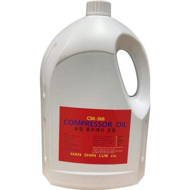 RCA 한신윤활유콤프레샤오일 1EA (한신) CSK-368 4L