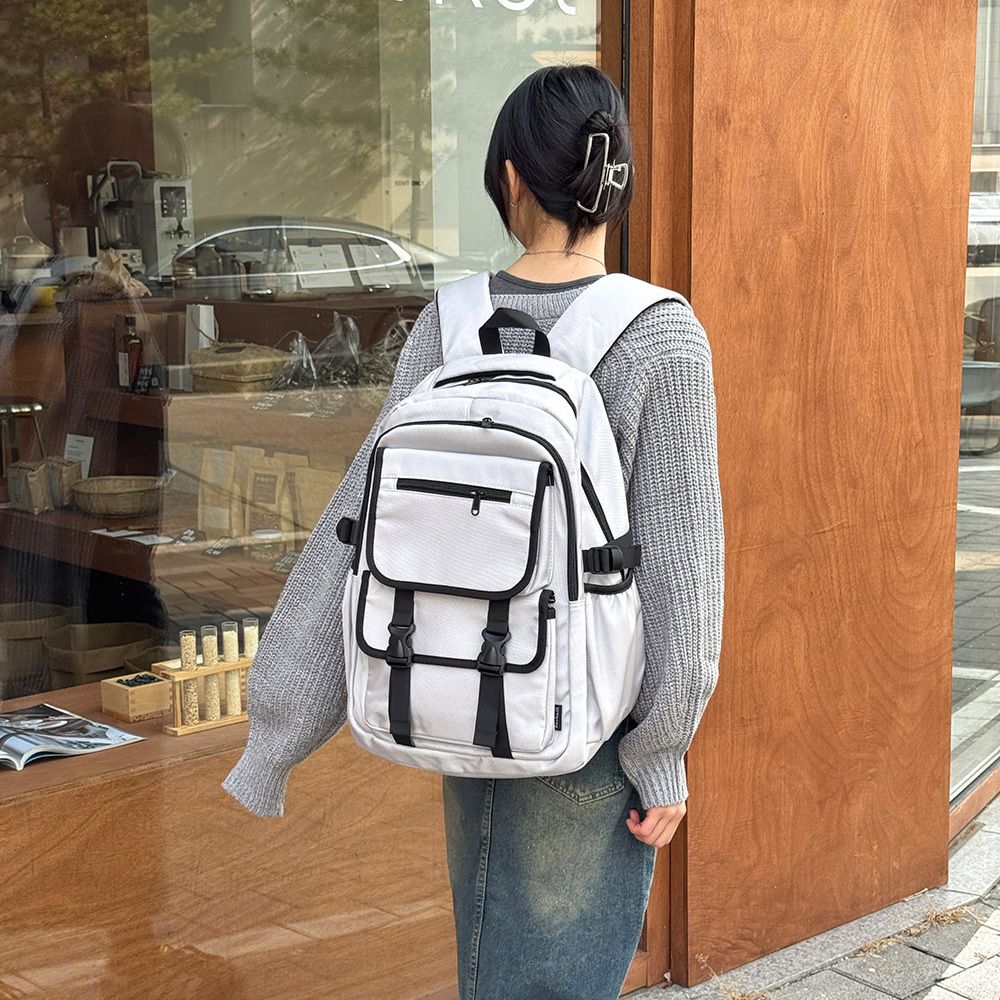 데일리 백팩 노트북 수납 여성 포켓 캐주얼 가방