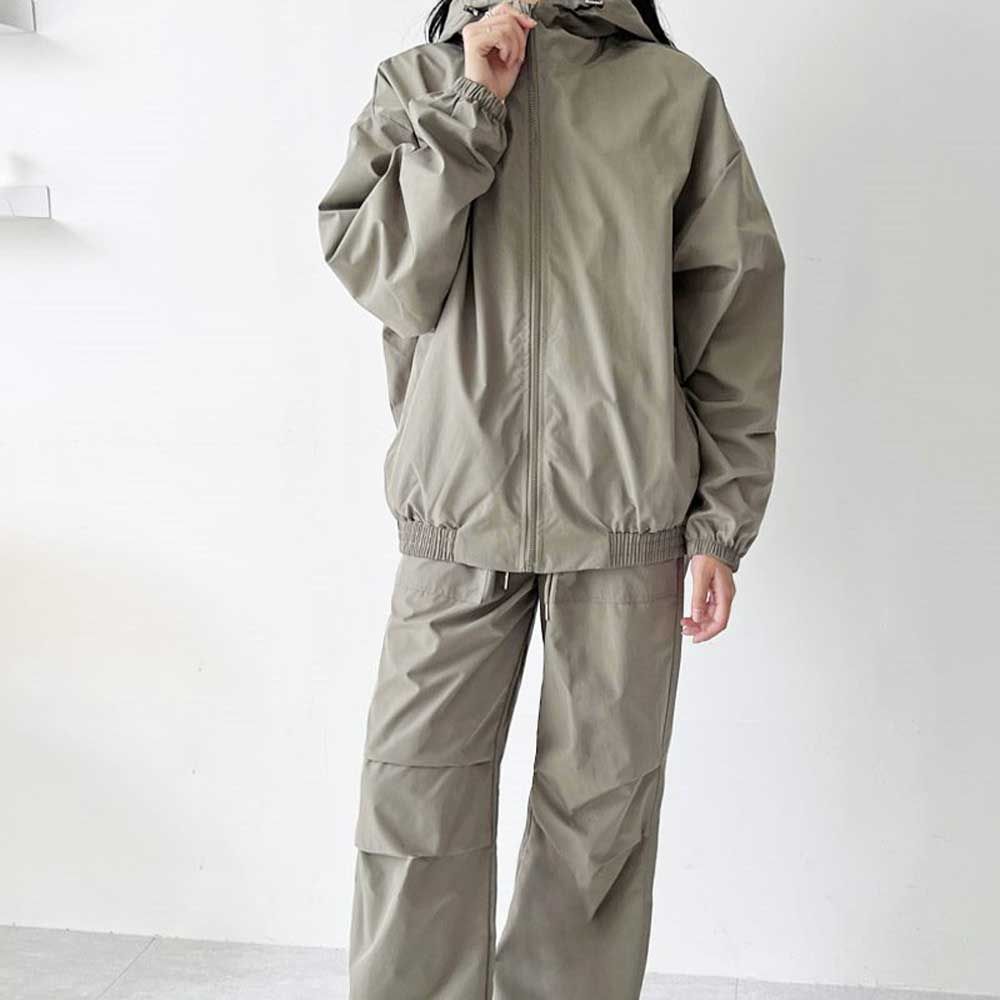 바람막이 여자 후드 자켓 가을 데일리 원마일 스트릿