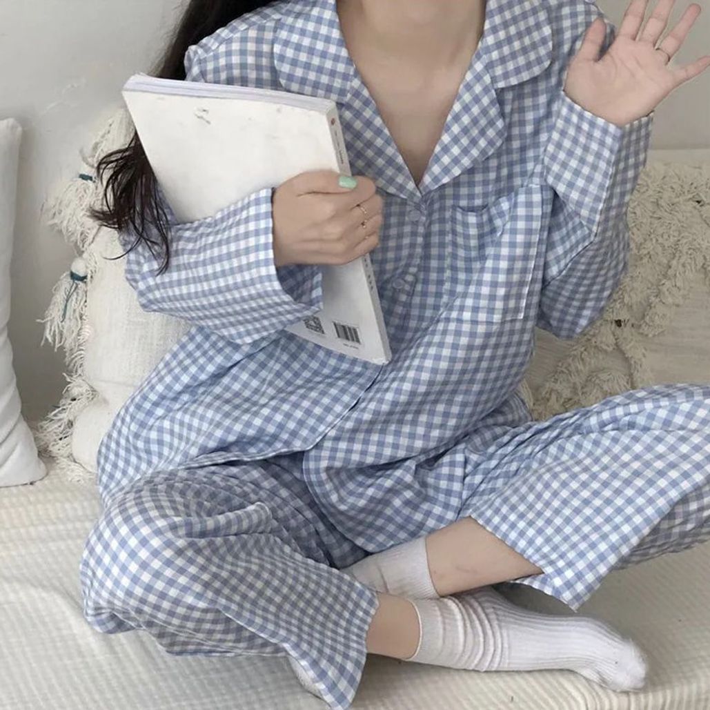 티티리 긴팔잠옷 잠옷 봄과 파자마 긴팔 가을