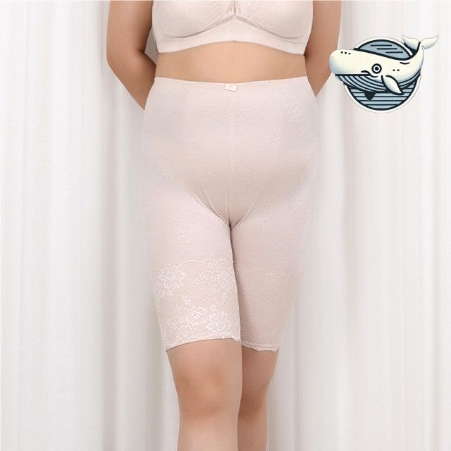 플라워 패턴 롱 와이사이즈 복부 대형 스킨 속