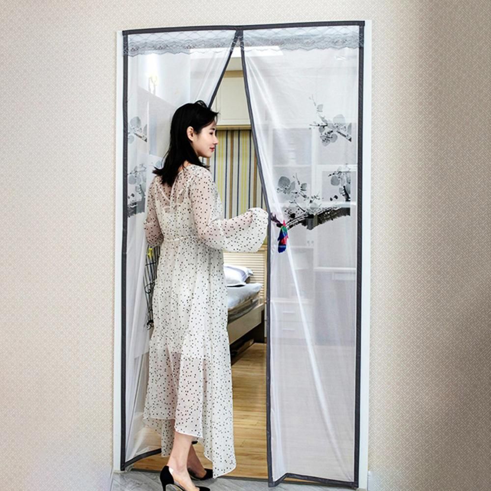 새장 모기장 90x220cm 베란다 창문 가림막 문틀