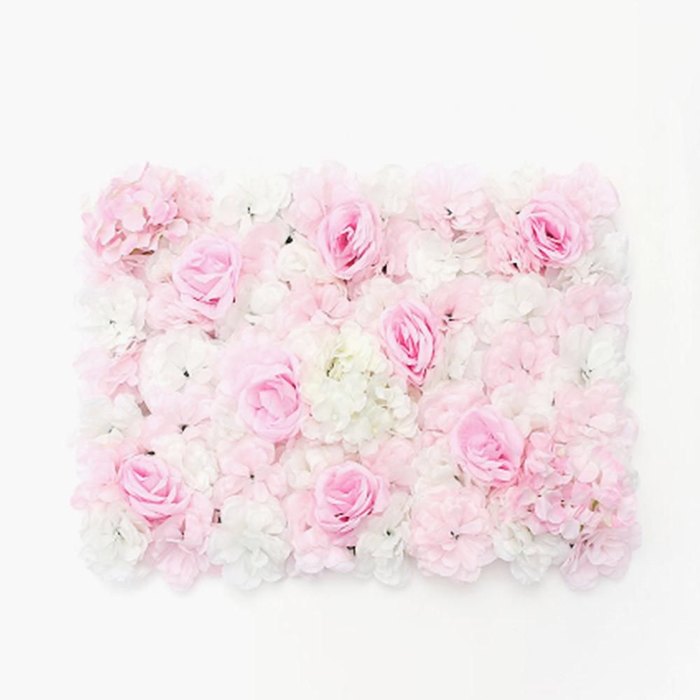 조화꽃 벽 장식 60x40cm 플라워 로맨틱가든 매장 카페