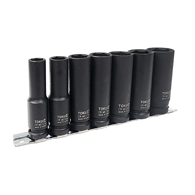 TOKU 롱임팩소켓세트(Thin) 41300S (1/2인치x7pcs)