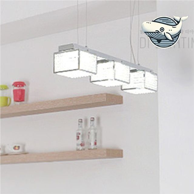 모던 주방 인테리어 조명 큐빅 팬던트 LED
