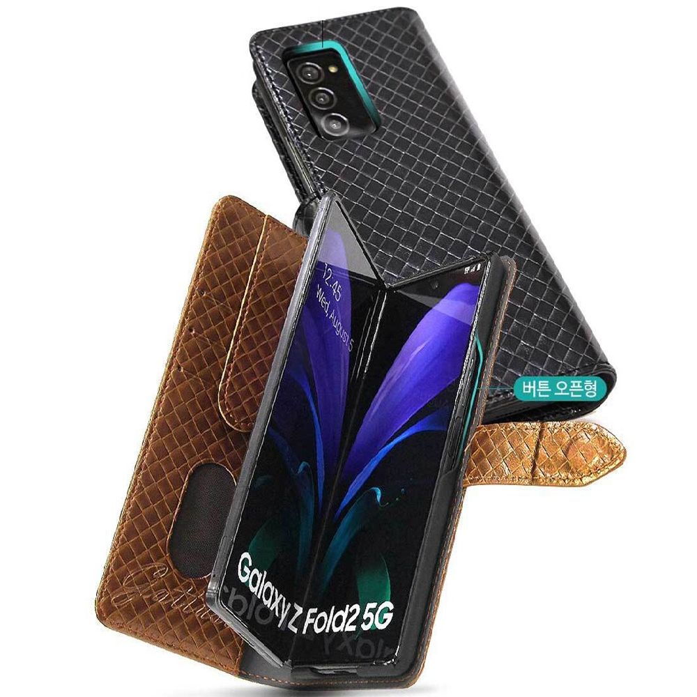 Galaxy Fold 가죽케이스 카드포켓 갤럭시 폴드케이스