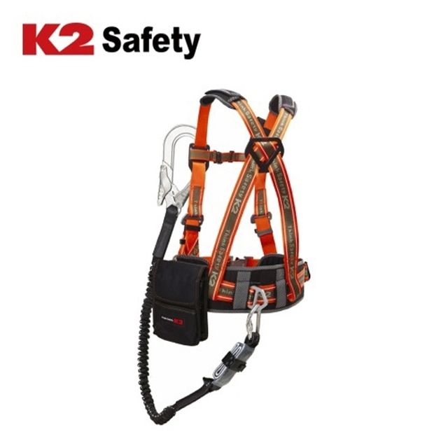 K2 상체식벨트 KB-9102(OR) 산업용 건설현장 안전벨트