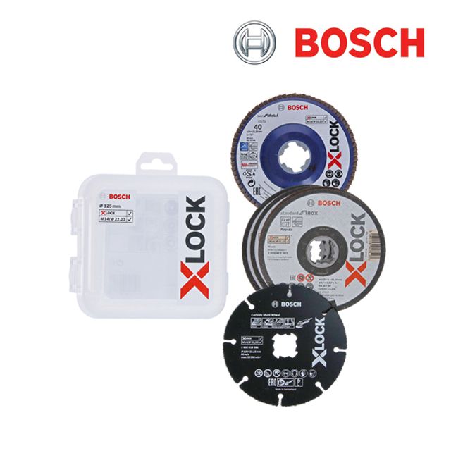 보쉬 X-Lock 5인치 디스크 세트 5종 2608619374