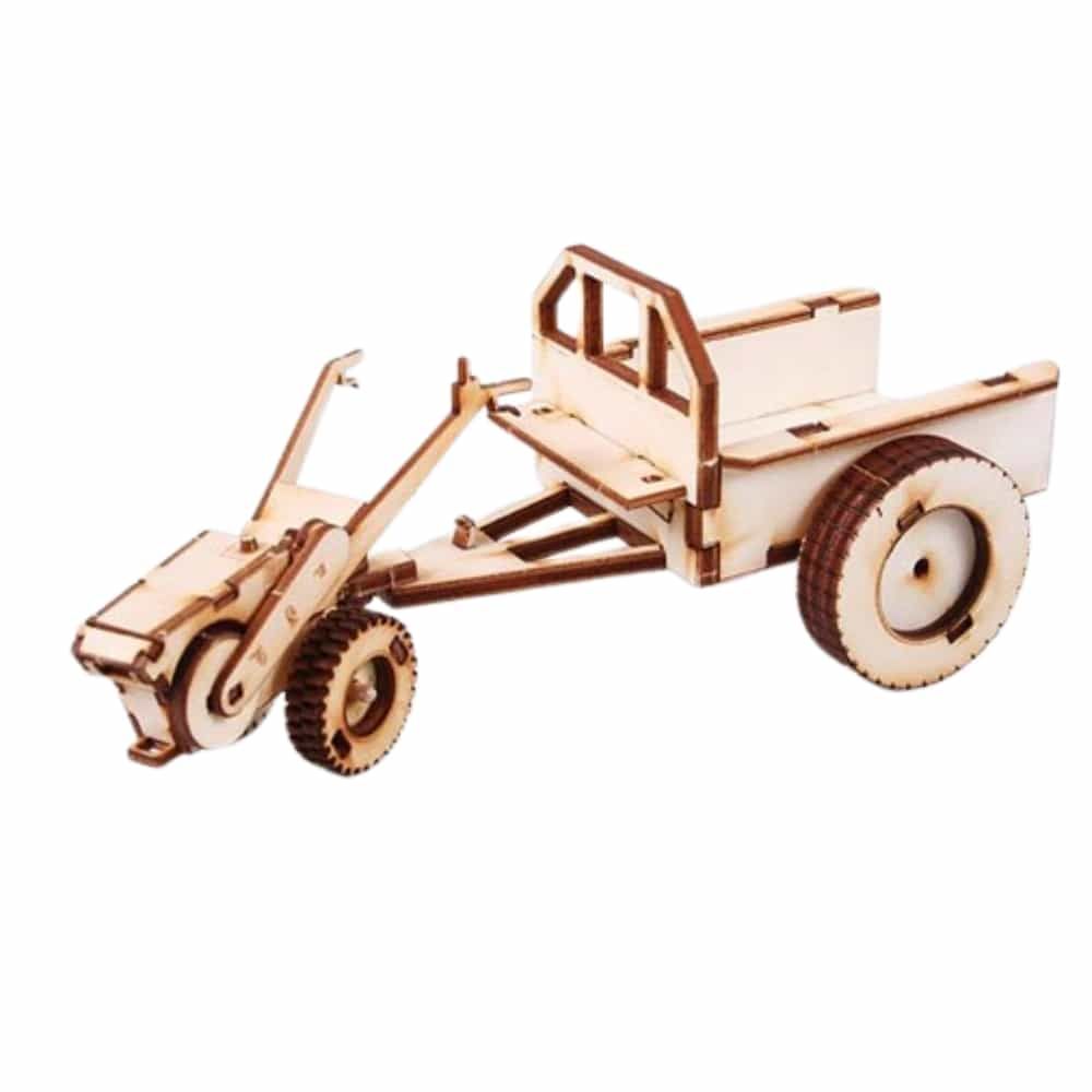 DIY 조립 경운기 우드조립키트 원목미니어처만들기