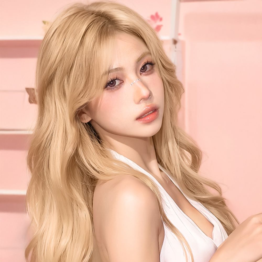 밀카이 인모 긴웨이브 여성가발 SD-250304