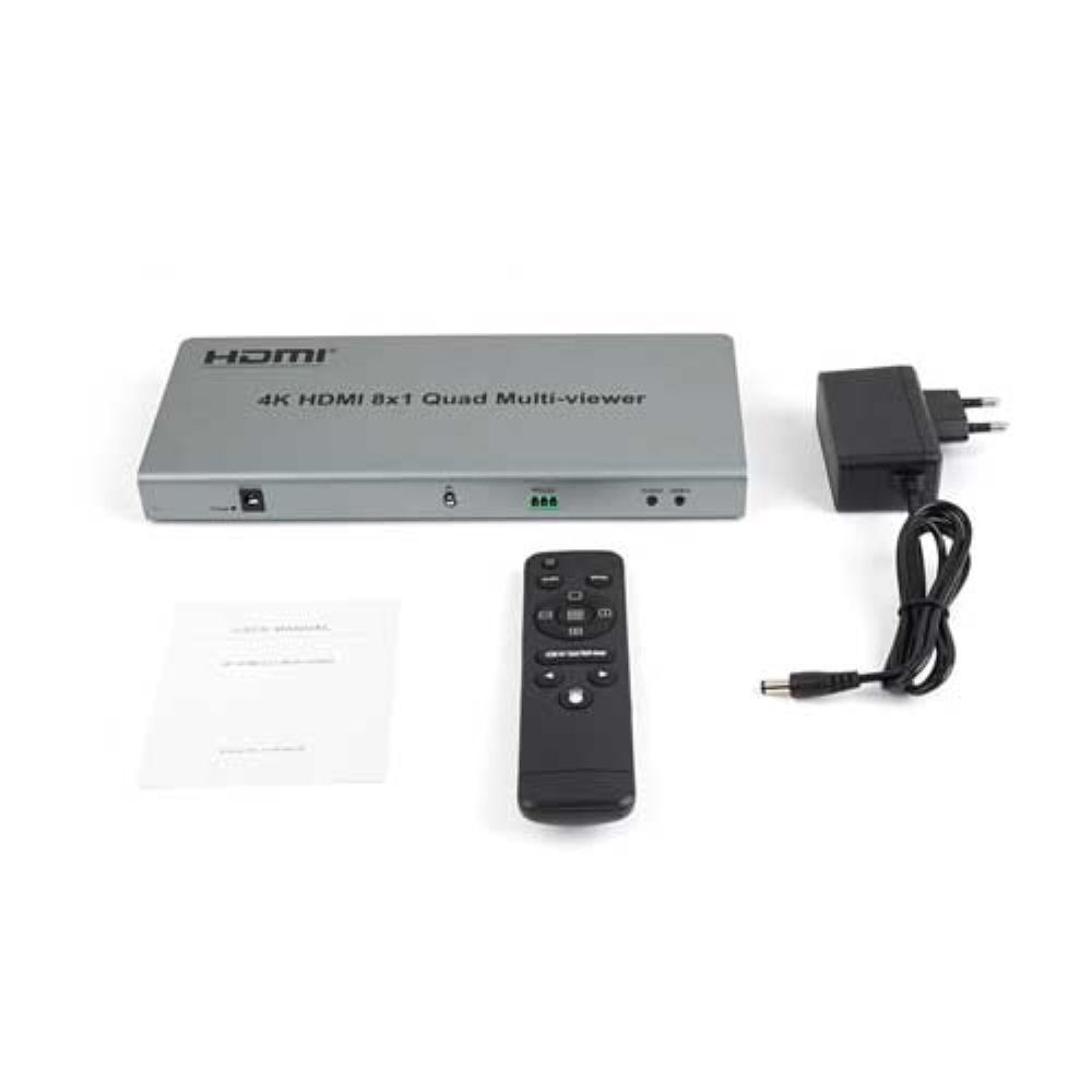 HDMI 화면분할기 8x1 8 Input 1 Output 멀티뷰어