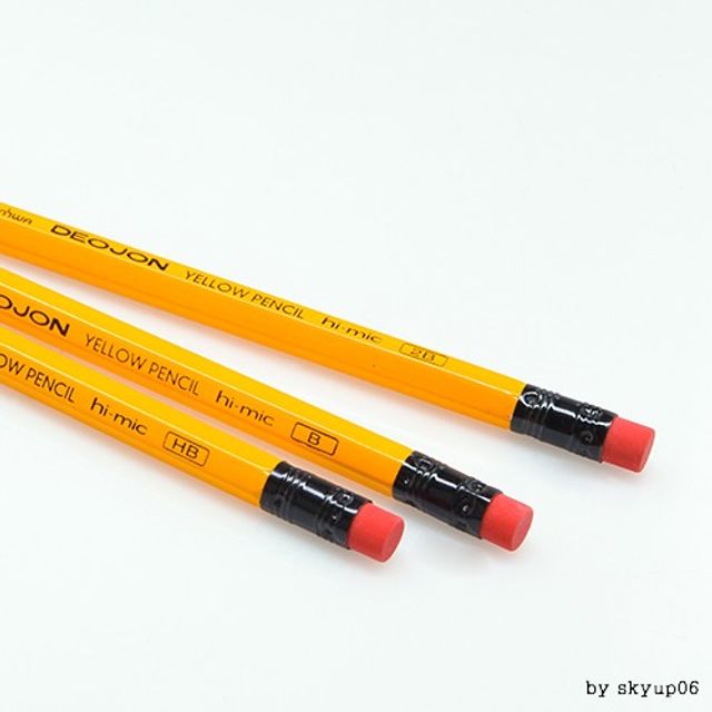 더존 옐로우 지우개 연필 HB (1GS 144자루)