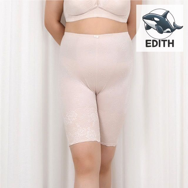 여자 빅사이즈 복부보정 팬티 플라워 스킨
