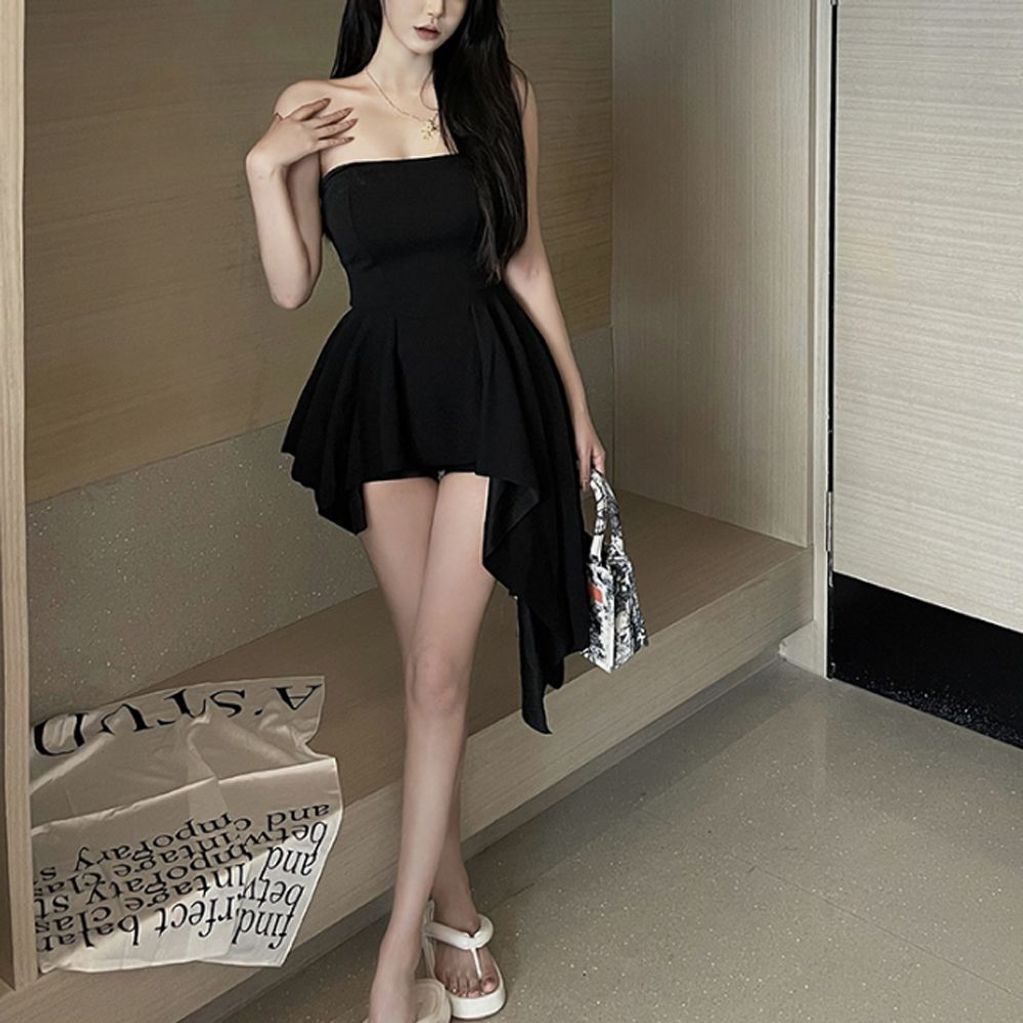 밴딩 신혼여행룩 데이트룩 탑 슬림핏 모임룩 여