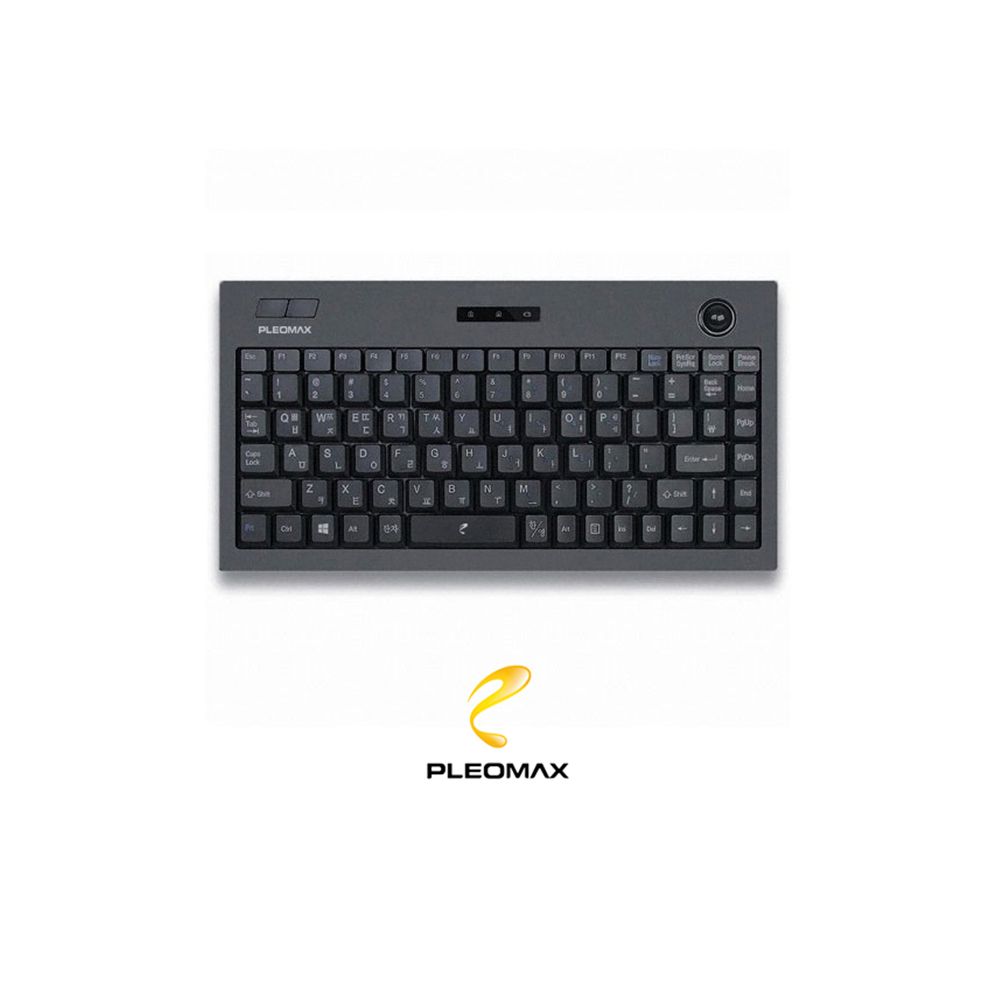 무선 미니 트렉볼 키보드 PLEOMAX 플레오맥스 PTK-200