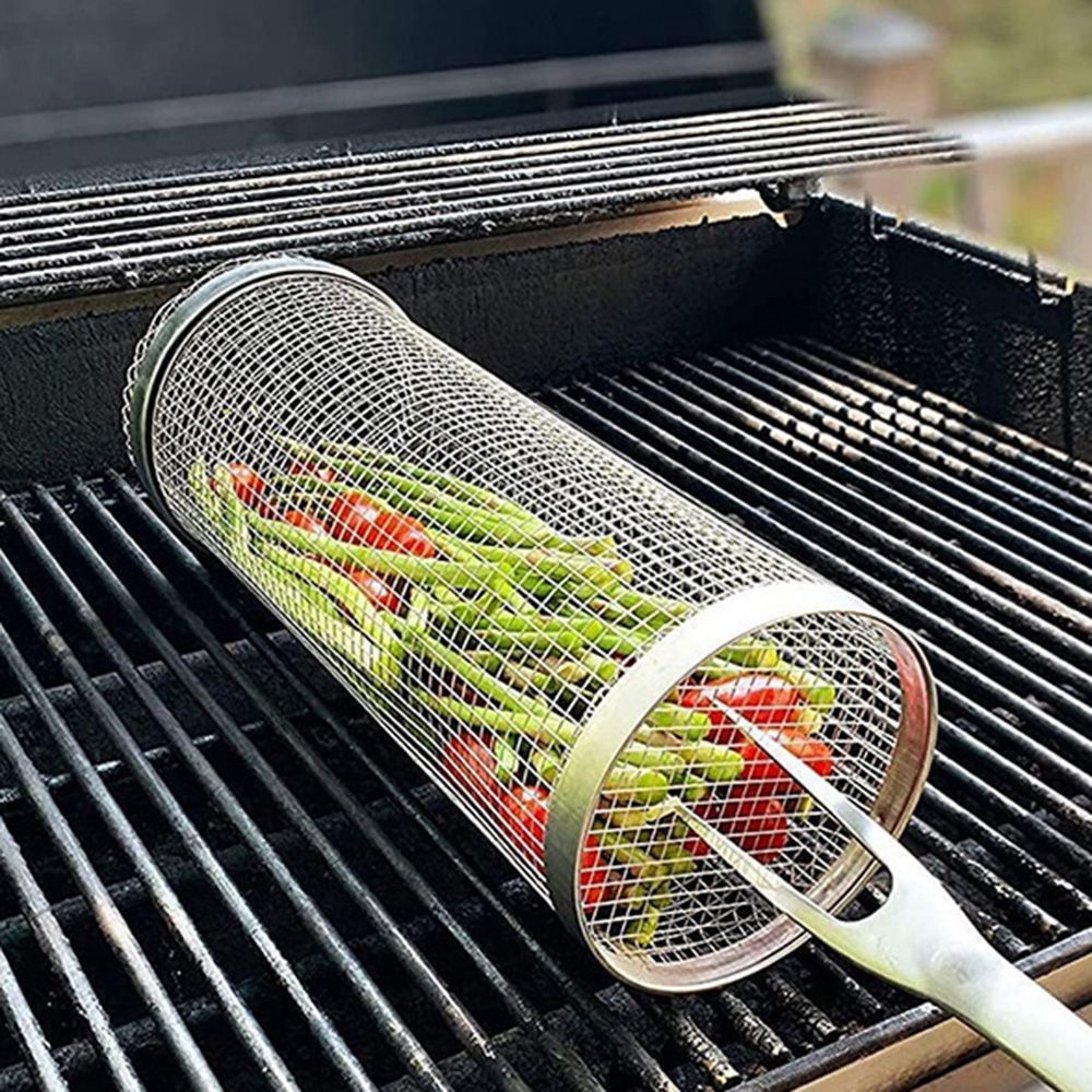 리크플 바비큐 BBQ통 원통 캠핑 그릴 30cm