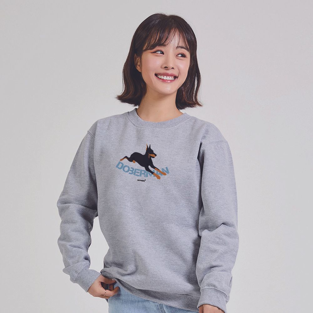 키밍 도베르만 DOBERMAN 맨투맨 후드티 LV