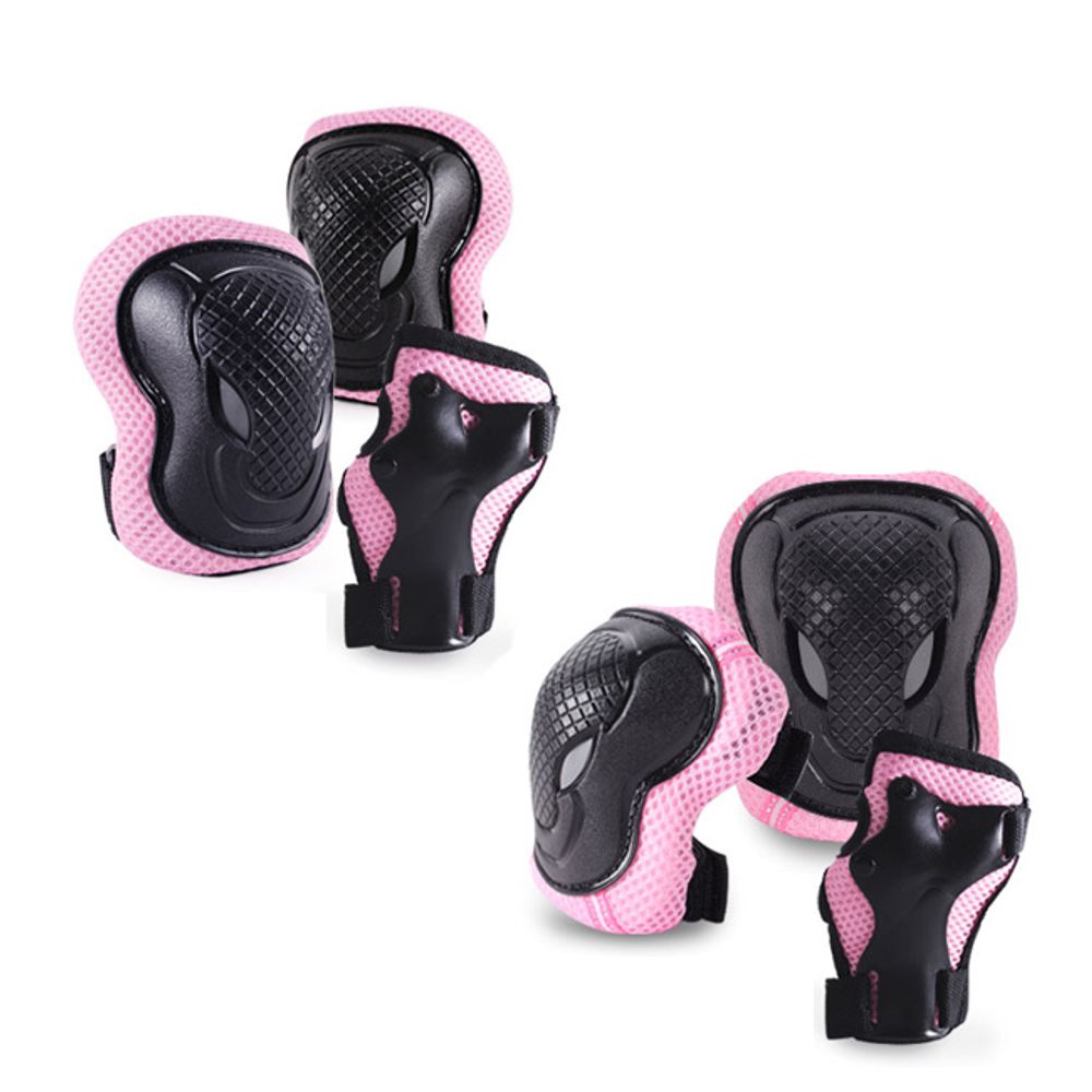비바 어린이 인라인 3종 보호대 핑크 세트 디자인랜덤