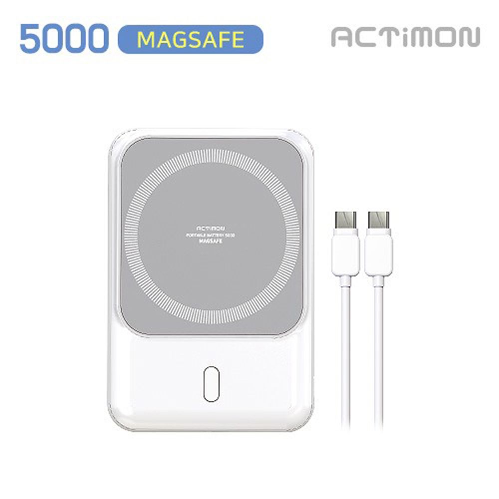 엑티몬 마그네틱 무선 보조배터리 5000mAh