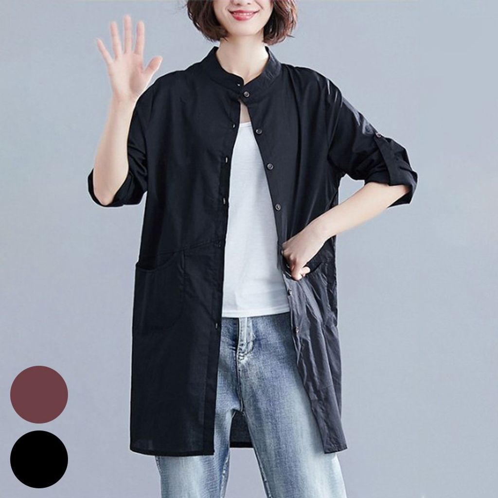 빅사이즈 여성큰옷 빅사이즈미시옷 롤업 여성의류