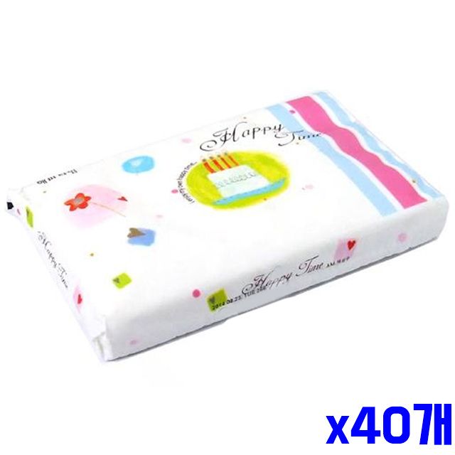 휴대용 40매 x40개 여행티슈 여행용미니티슈