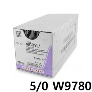 아이티알,NE Vicryl 바이크릴 Violet12개 에치콘 흡수성 5/0 W9780
