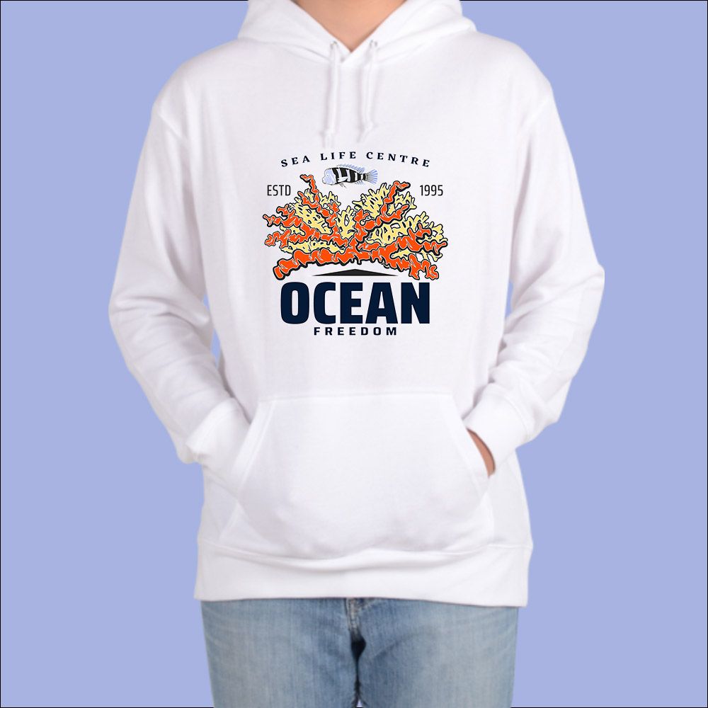 불가사리 바다 ocean 태평양 산호초 물고기 후드티