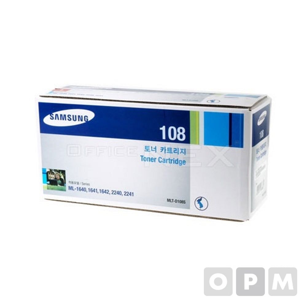 삼성 토너 MLT-D108S/검정/1500매 1EA
