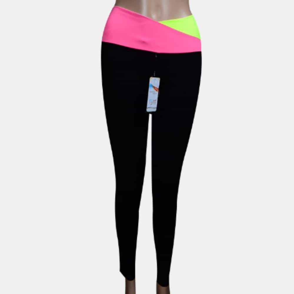 배색 요가복 9부 스포츠바지 등산바지