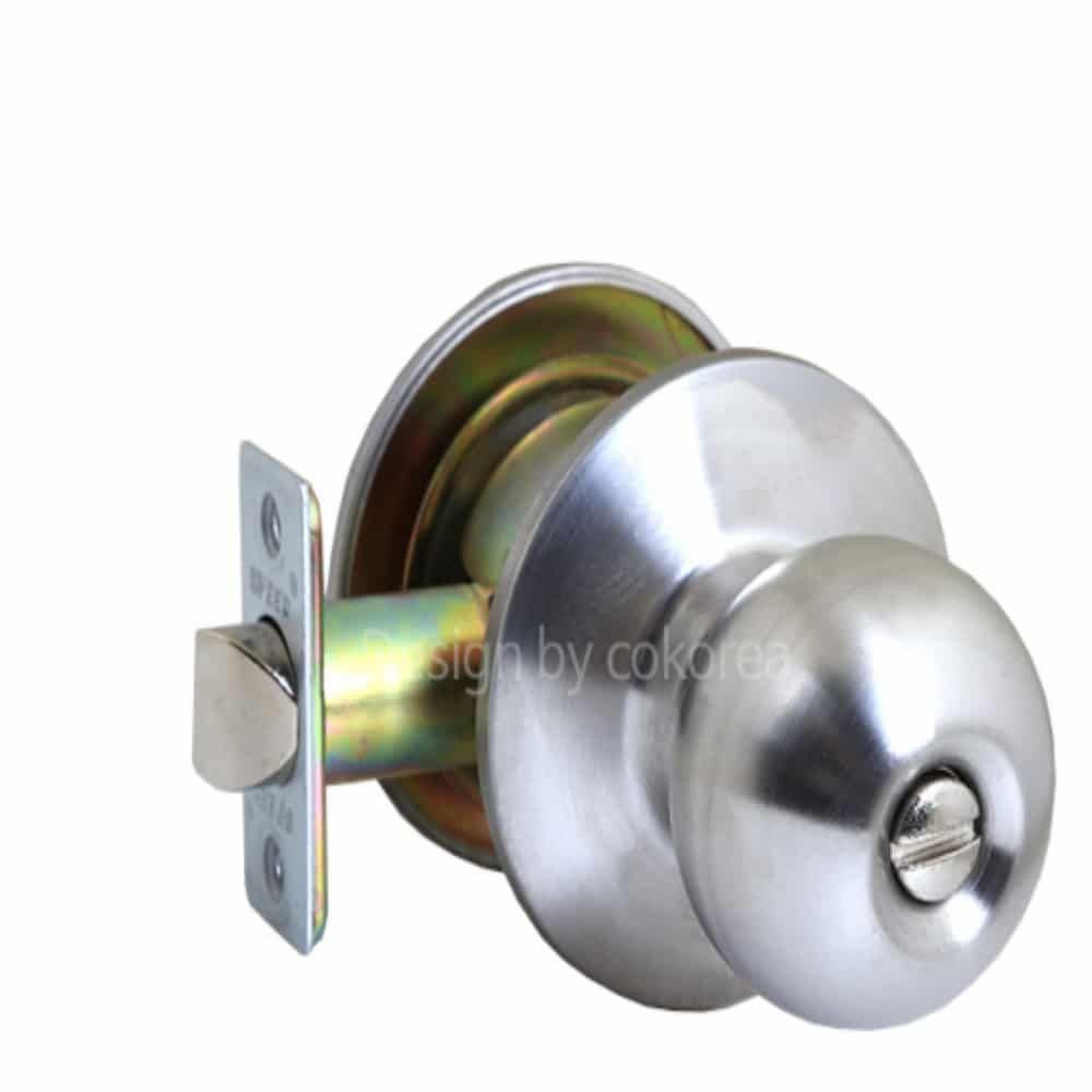 열쇠유무 도어손잡이 동그란문고리 욕실문손잡이
