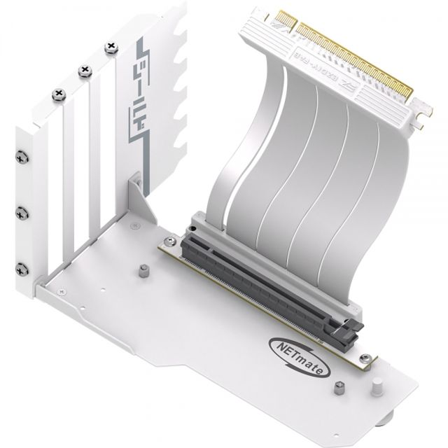 PCI-E 4.0 라이저 케이블 지지대 화이트 EZDIY-FAB