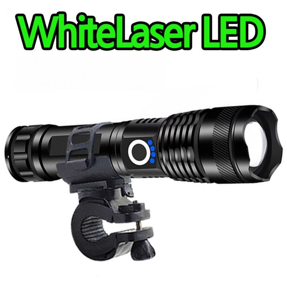 자전거 자전거라이트 충전식 White 랜턴 Laser LED NE