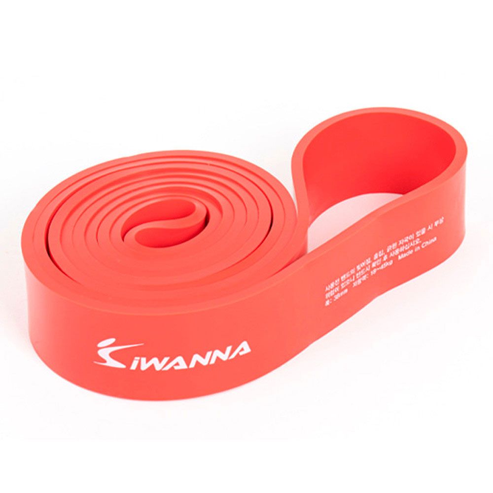 아이워너 라텍스 풀업밴드 38mm 5단계 트루레드