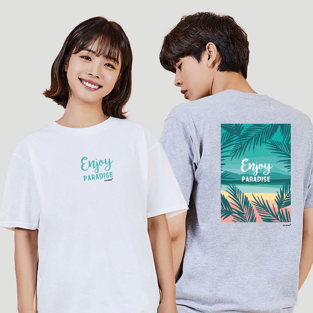 키밍 Enjoy paradise 데일리반팔티