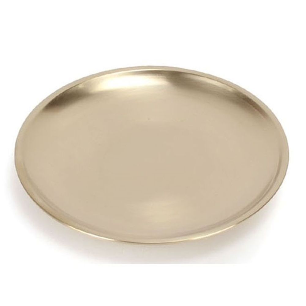 방짜유기 접시 놋그릇 유기그릇 디저트 앞접시 16cm