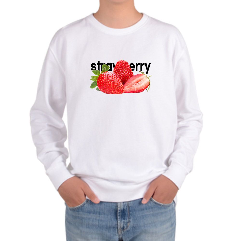 맨투맨 달콤한 딸기 Strawberry 싱싱하고 새빨간 점점