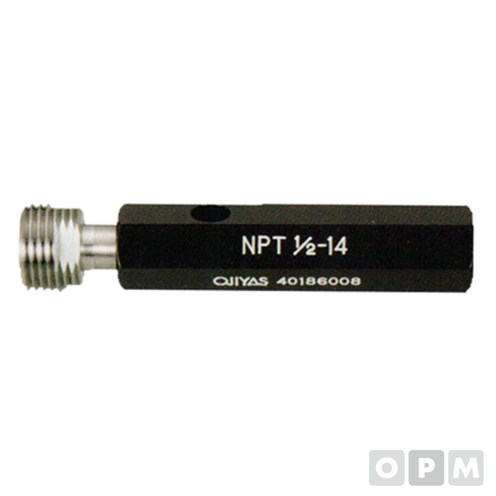 OJIYASEIKI 파이프게이지 NPT(06) NPT1/4X18 1EA