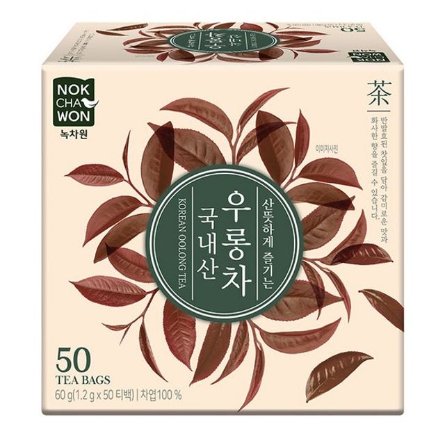 국내산 우롱차 50티백 1.2gX50T 녹차원