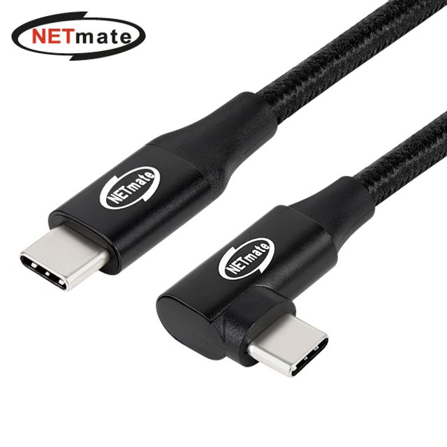 NETmate USB3.1 Gen2 C타입 꺽임케이블 1M