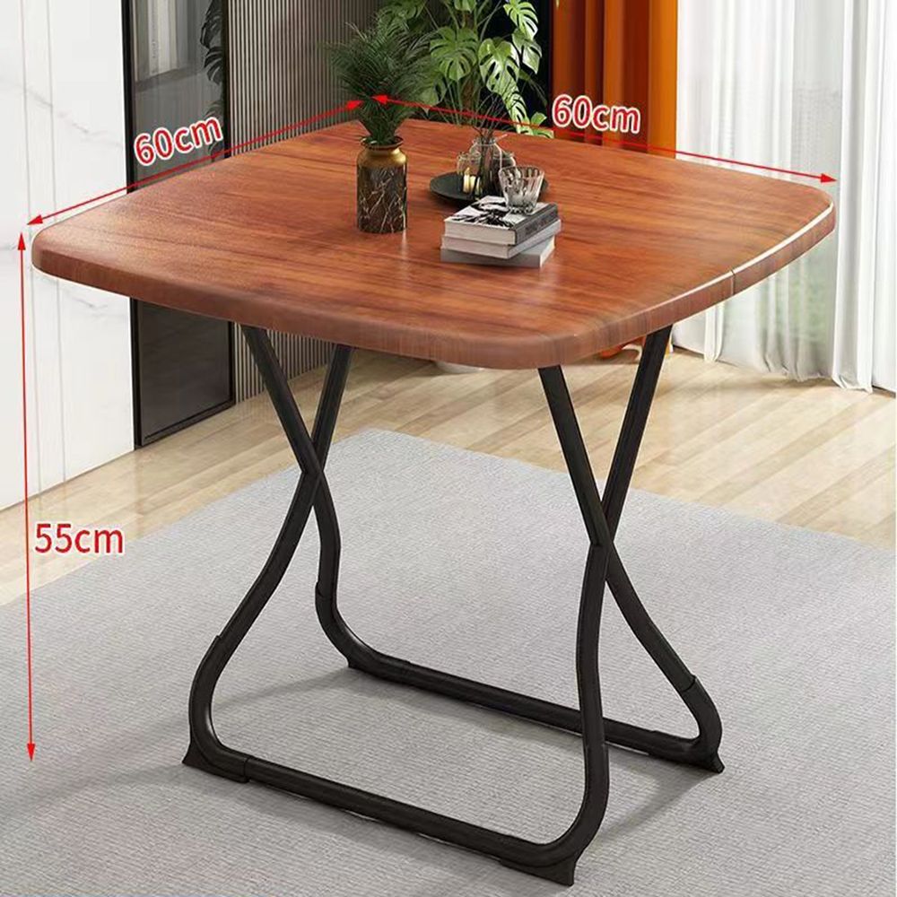 네모 월넛 60cm 테이블 접이식