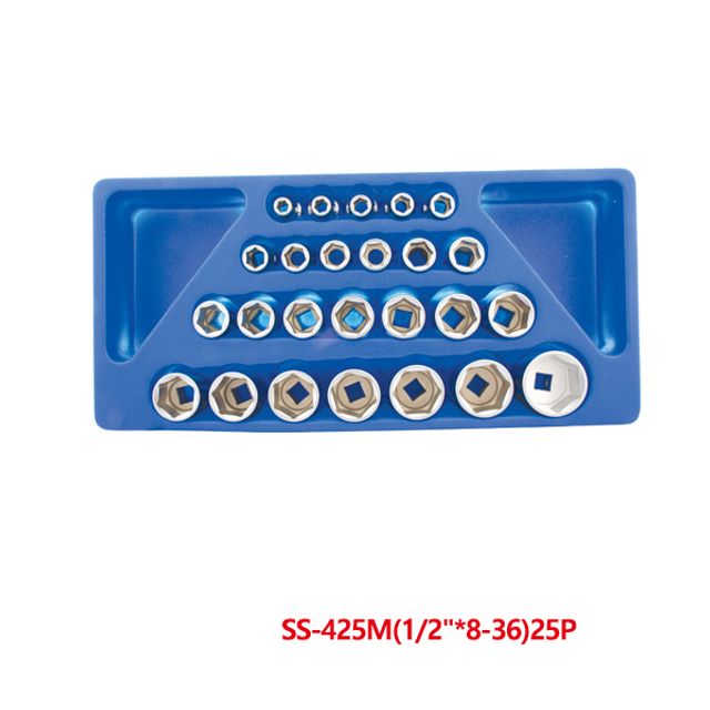 지니어스 1/2in 핸드소켓 세트25pcs SS-425M