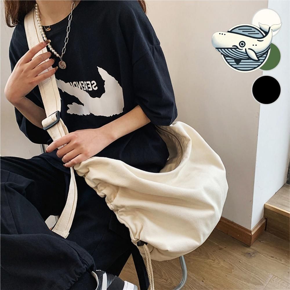 세련된 캔버스 크로스바디 가방 여성 필수