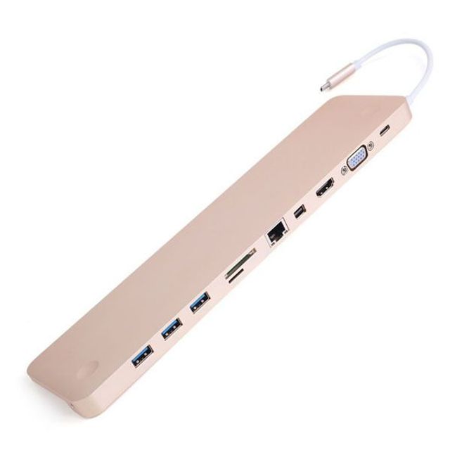 Coms USB 3.1 Type C 노트북 멀티 컨버터-허브-도킹