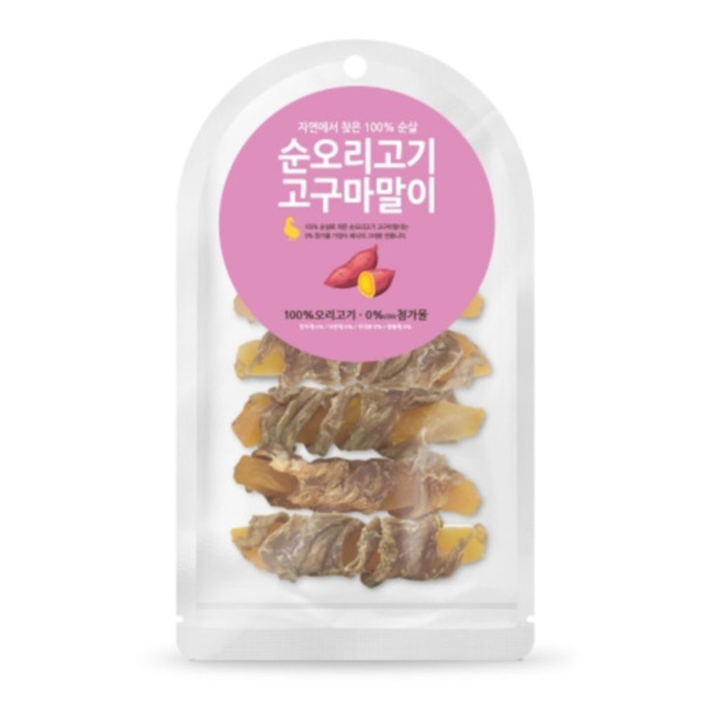 자연애 순 오리고기 고구마말이 75g