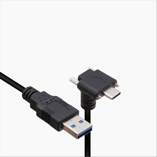 USB 3.1 Type C 판넬 나사고정형 케이블 5M 3.0 A타